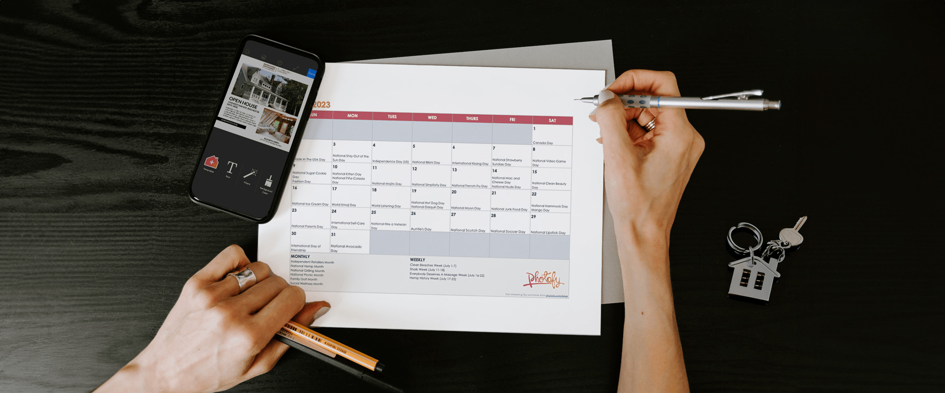 July social media holidays for real estate agents