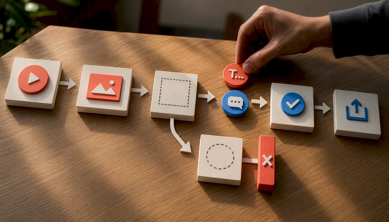 Accessibility checks embedded in content workflow