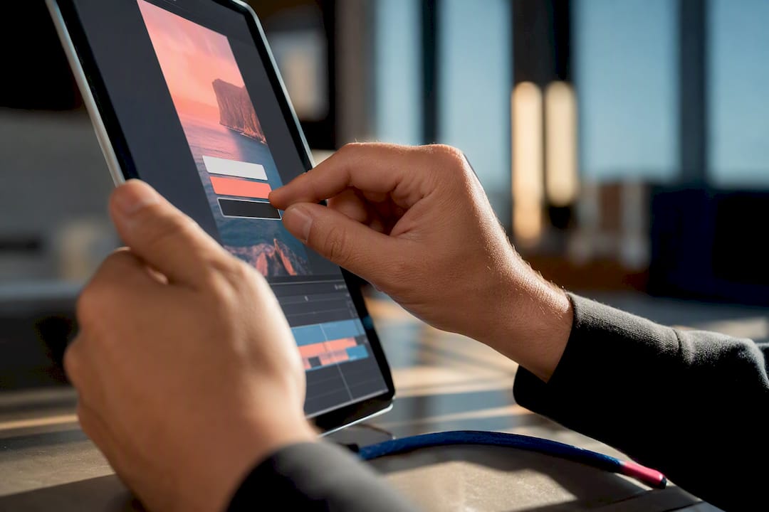 Creator adjusting captions on social video