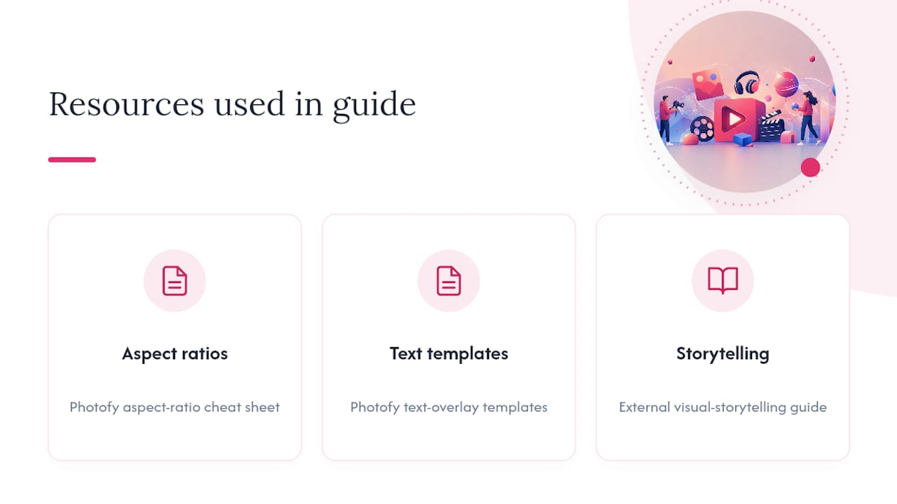 Resources Used in This Guide — overview diagram