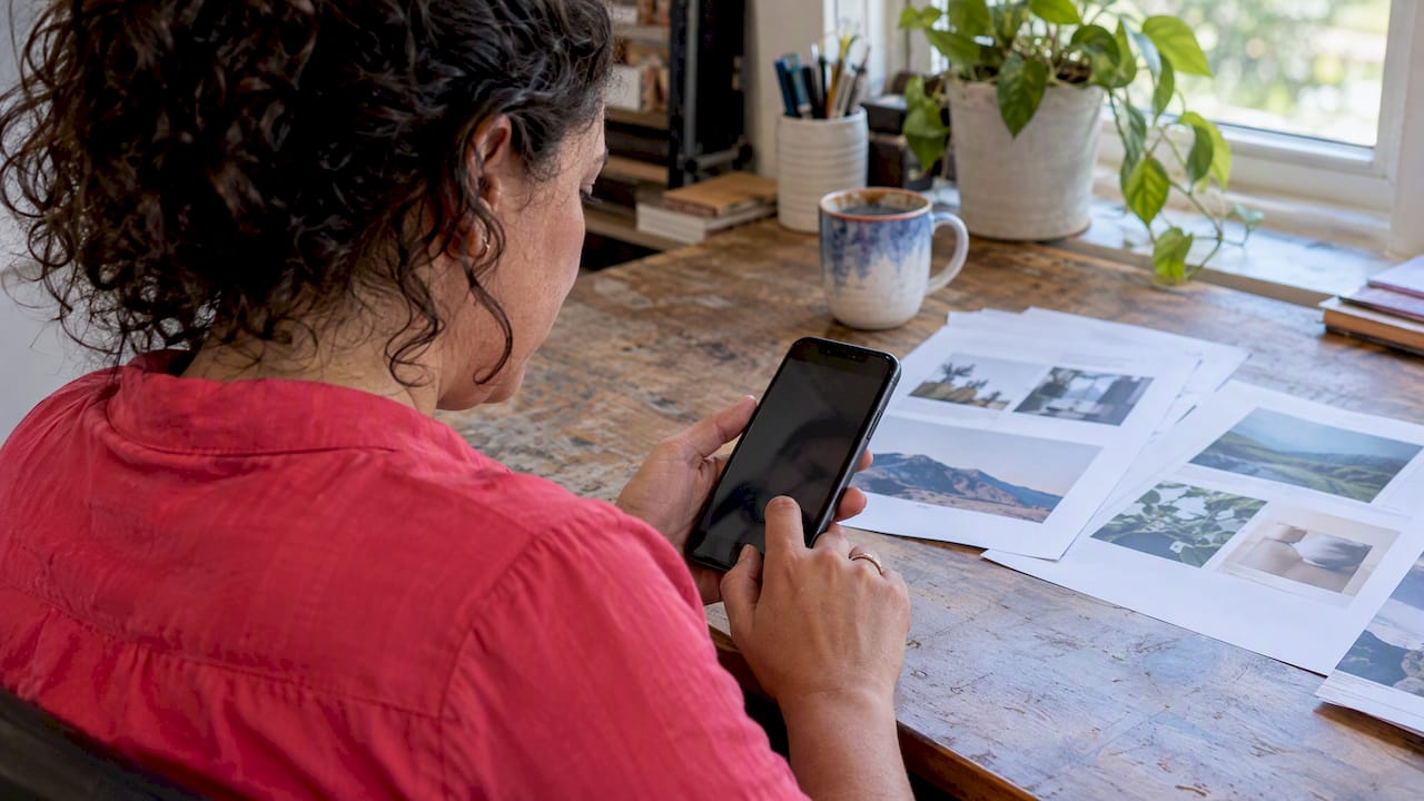 Owner adapting PDF pages for Instagram carousel