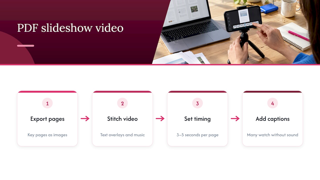 Method 3: Turn the PDF into a short video — overview diagram